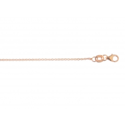 14Kt Rose Gold Oval Link 030